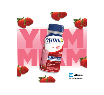 Image 3 of product Ensure - Ensure Plus Calories Meal Replacement, 6 x 235 ml, Strawberry