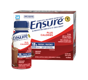 Ensure Plus Calories Meal Replacement, 6 x 235 ml, Chocolate