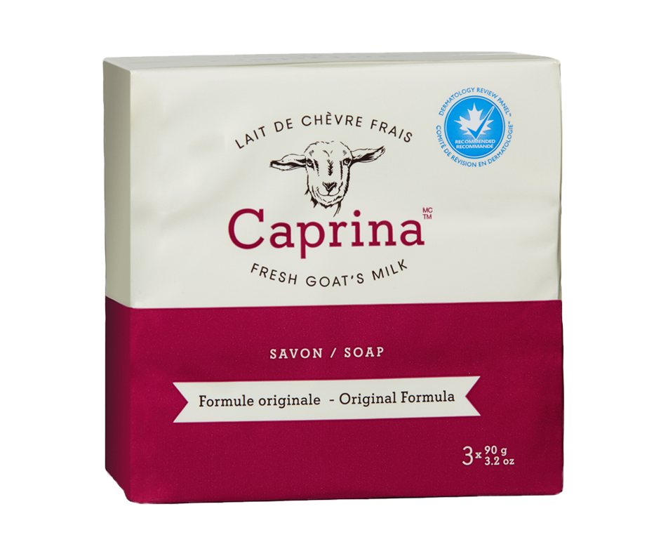 Fresh Goat's Milk Soap, Original formula, 3 x 90 g Caprina Bar soaps Jean Coutu Fresh Goat's Milk Soap, Original formula, 3 x 90 g Caprina Bar soaps Jean Coutu