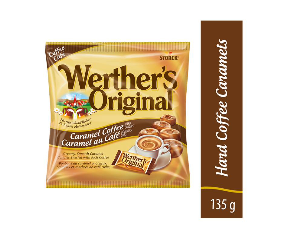 Caramel Coffee Hard Candy, 135 g Werther's Original Candy Jean Coutu