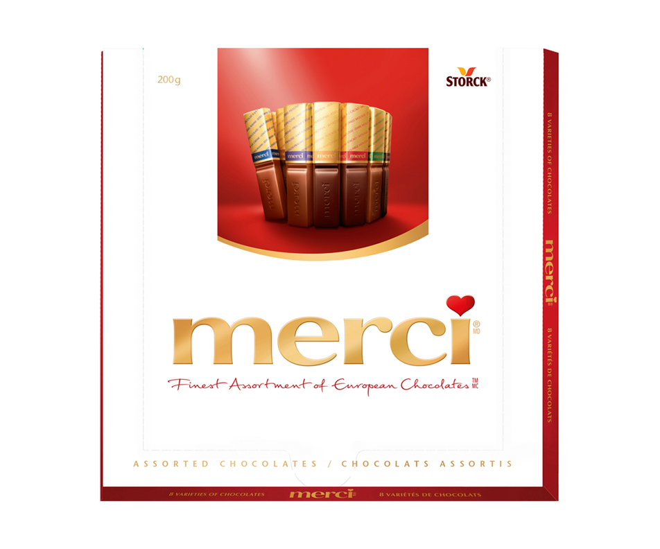 Finest Selections of European Chocolates, Assorted, 200 g Merci Box