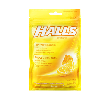 Image of product Halls - Halls Honey & Lemon, 30 units, Bag