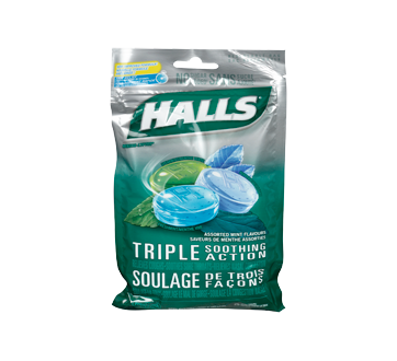 Halls assorted Mints, 25 units, Bag