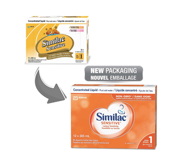 Image 4 of product Similac - Sensitive Lactose Sensitivity Milk-Based Iron-Fortified Infant Formula, 12 x 385 ml