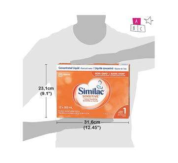 Image 8 of product Similac - Sensitive Lactose Sensitivity Milk-Based Iron-Fortified Infant Formula, 12 x 385 ml