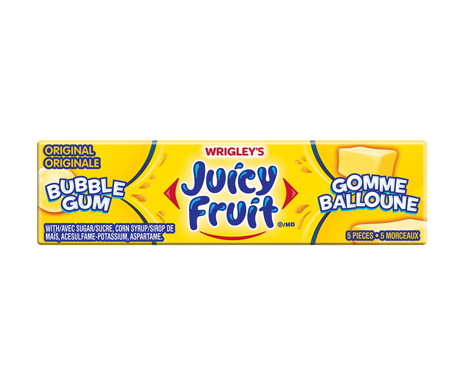 Chewing Gum, 1 unit, Original Juicy Fruit Regular Jean Coutu