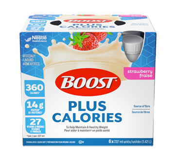 Boost Plus, 6 x 237 ml, Strawberry