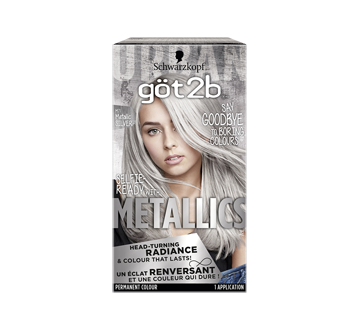 Göt2b Metallics coloration permanente, 1 unité