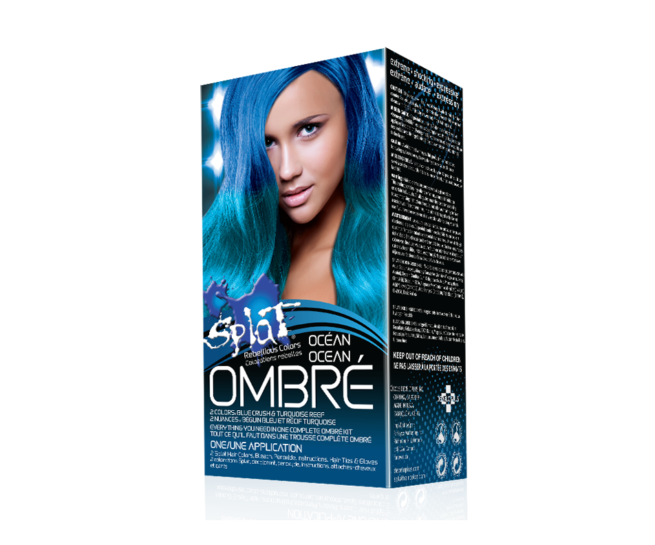 Color, Bleach & Peroxide Complete Kit, 200 ml Splat Semipermanent colour Jean Coutu