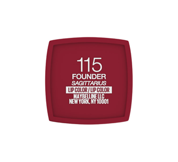 Image 5 of product Maybelline New York - Super Stay Matte Ink Liquid Lipstick, 5 ml 115 Founder: Sagittarius