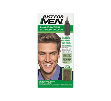 Image of product Just For Men - Original Formula Hair Colour, 1 unit Medium Light Brown H-30
