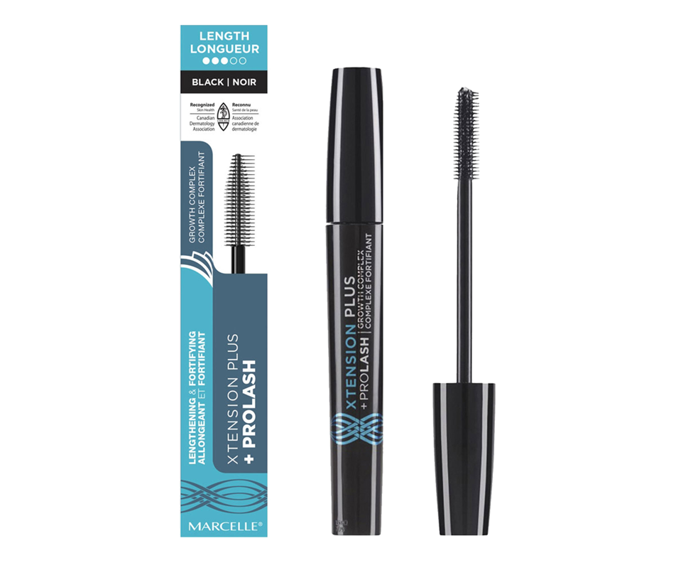 Mascara Xtension Plus + ProLash complexe fortifiant, 9 ml Marcelle Mascara Jean Coutu