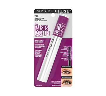 Image 4 of product Maybelline New York - The Falsies Lash Lift Washable Mascara, 6.9 ml Blackest Black