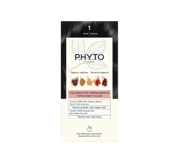 Image of product Phyto Paris - Phytocolor Permanent Color, 1 unit 1-Black