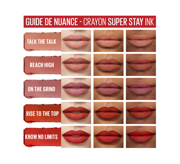 Image 4 du produit Maybelline New York - Super Stay Ink crayon à lèvres, 12 g Rise to the Top