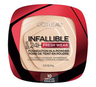 Infallible 24H Fresh Wear fond de teint en poudre fini mat, 9 g