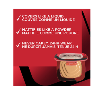 Image 2 of product L'Oréal Paris - Infallible 24H FreshWear Foundation-in-a-Powder Matte Finish, 9 g Procelaine - 10