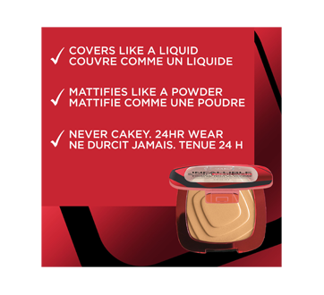Image 2 du produit L'Oréal Paris - Infallible 24H Fresh Wear fond de teint en poudre fini mat, 9 g Beige Véritable - 130