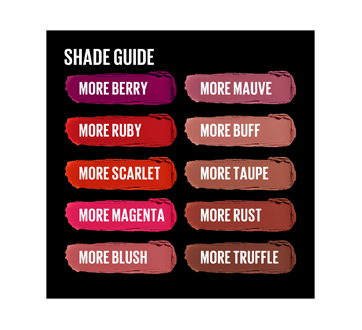 Image 7 of product Maybelline New York - Color Sensational Ultimatte Slim Lipstick, 1.7 g More Berry