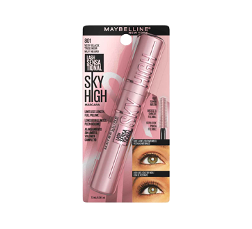 Image 3 du produit Maybelline New York - Lash Sensational Sky High mascara allongeant et hydrofuge, 7,2 ml très noir