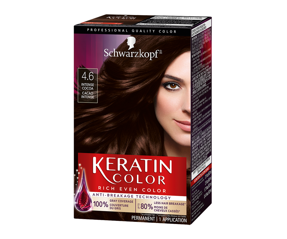 Keratin Color Permanent Hair Color Cream, 60 ml Schwarzkopf