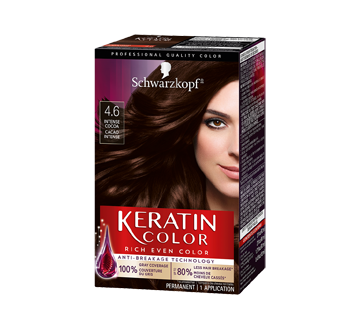 Keratin Color Permanent Hair Color Cream, 60 ml
