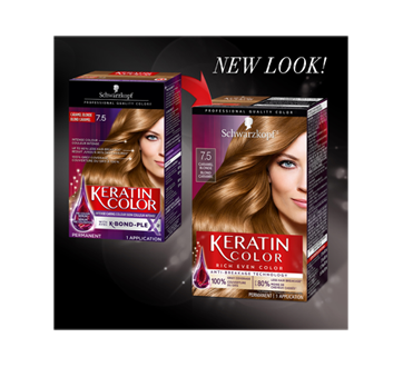 Image 2 du produit Schwarzkopf - Keratin Color crème colorante permanente, 60 ml 7.5 Blond caramel