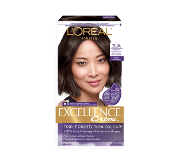 Image 1 of product L'Oréal Paris - Excellence Creme Cool Supreme Hair Color, 1 unit Ultra Ash Black