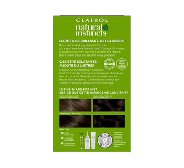 Image 2 of product Clairol - Natural Instincts Semi-Permanent Hair Color for Men, 1 unit #2SB Soft Black