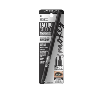 Image 2 of product Maybelline New York - Tattoo Studio Smokey Gel Pencil Eyeliner, 0.85 g Smokey Black
