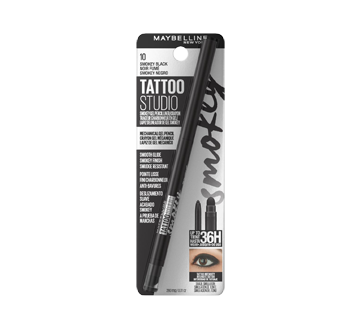 Image 2 du produit Maybelline New York - Tattoo Studio crayon gel traceur charbonneux, 0,85 g noir fumé