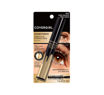 Image 3 of product CoverGirl - Exhibitionist Stretch & Strengthen Mascara, 9 ml Very Black - 800