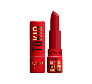Image 1 du produit NYX Professional Makeup - La Casa De Papel Tokyo rouge à lèvres, 1 unité Rebel Red