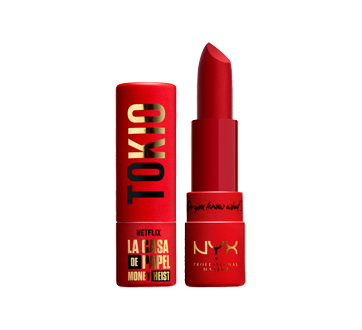 Image 2 du produit NYX Professional Makeup - La Casa De Papel Tokyo rouge à lèvres, 1 unité Rebel Red