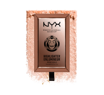 Image 2 du produit NYX Professional Makeup - La Casa De Papel enlumineur barre d'or, 1 unité or rose
