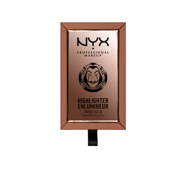 Image 4 du produit NYX Professional Makeup - La Casa De Papel enlumineur barre d'or, 1 unité or rose