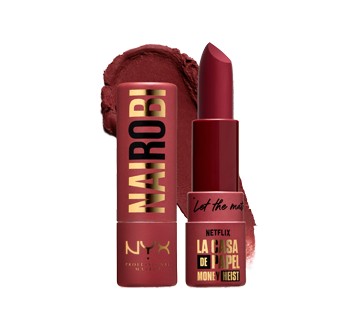 Image 3 of product NYX Professional Makeup - La Casa De Papel Paper Nairobi Lipstick, 1 unit Teddy Berry