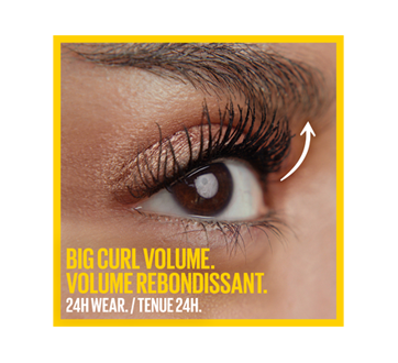 Image 6 of product Maybelline New York - The Colossal Curl Bounce Mascara Waterproof, 10 ml Very Black