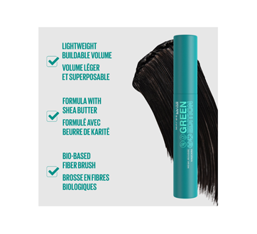 Image 3 du produit Maybelline New York - Green Edition mascara mega mousse, 9,5 ml Blackest Black