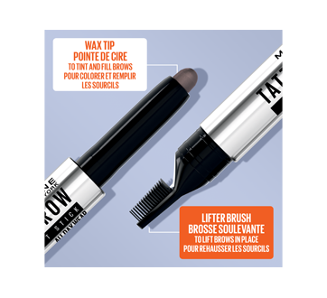 Image 5 of product Maybelline New York - Tattoo Studio Brow Lift Stick Smudge-Resistant, 1.1 g Clear