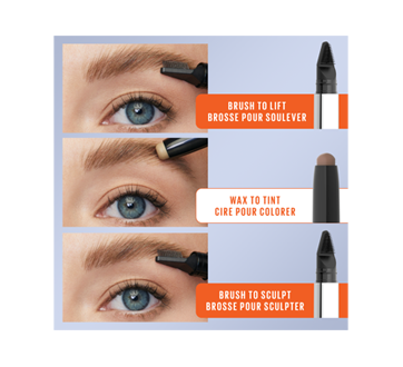 Image 7 of product Maybelline New York - Tattoo Studio Brow Lift Stick Smudge-Resistant, 1.1 g Clear