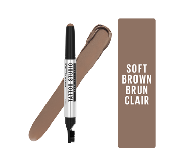 Image 2 of product Maybelline New York - Tattoo Studio Brow Lift Stick Smudge-Resistant, 1.1 g Soft Brown