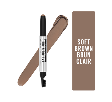 Image 2 of product Maybelline New York - Tattoo Studio Brow Lift Stick Smudge-Resistant, 1.1 g Soft Brown