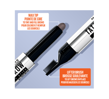 Image 5 of product Maybelline New York - Tattoo Studio Brow Lift Stick Smudge-Resistant, 1.1 g Soft Brown