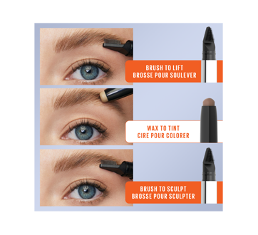 Image 7 of product Maybelline New York - Tattoo Studio Brow Lift Stick Smudge-Resistant, 1.1 g Soft Brown