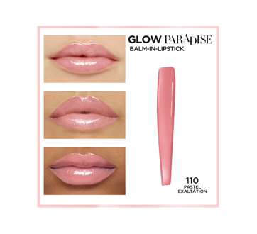 Image 2 of product L'Oréal Paris - Glow Paradise Balm-in-Lipstick, 3 g Pastel Exaltation 110