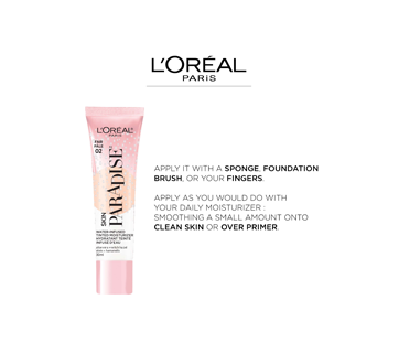 Image 4 of product L'Oréal Paris - Skin Paradise Water-Infused Tinted Moisturizer Lightweight Coverage, 30 ml Fair F02