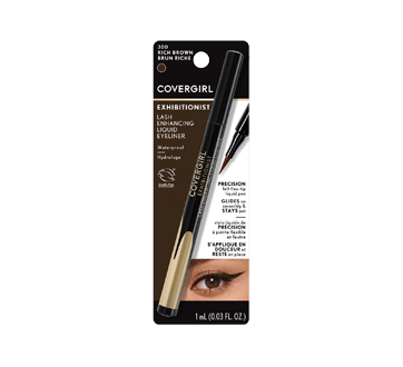 Image 3 of product CoverGirl - Exhibitionist Lash Enhancing Liquid Eyeliner, 1 ml Rich Brown - 300