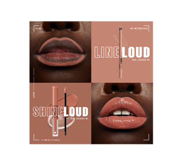 Image 3 du produit NYX Professional Makeup - Line Loud crayon pour lèvres hydrofuge infusé de vitamine E, 1,2 g Goal Crusher