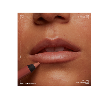 Image 4 du produit NYX Professional Makeup - Line Loud crayon pour lèvres hydrofuge infusé de vitamine E, 1,2 g Goal Crusher